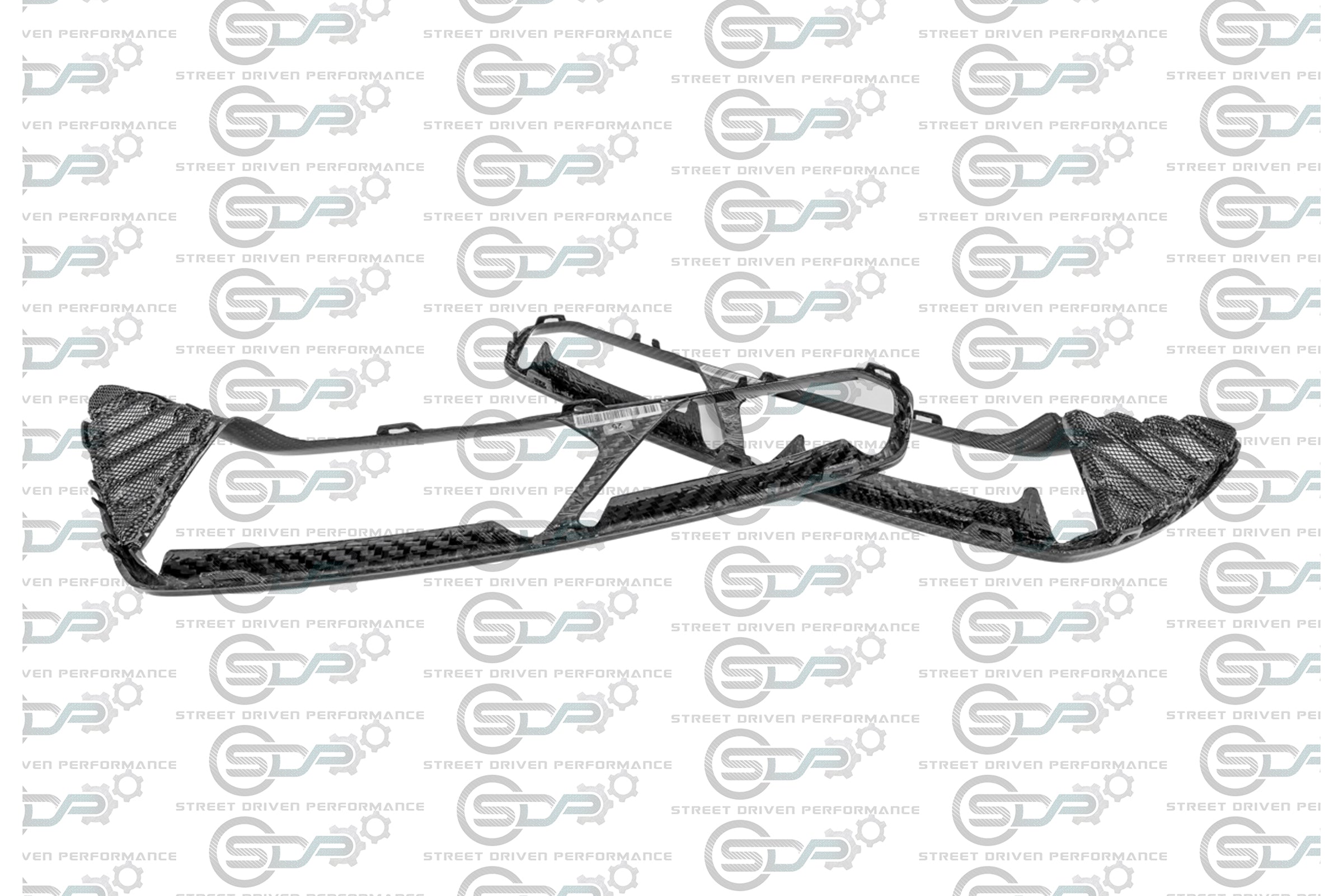 C7 - Corvette - Carbon Fiber Rear Tail Light Trim (Pair) - all models